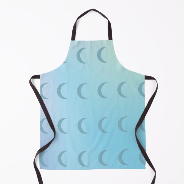 Item preview, Blue Crescent Moon Pattern in Blue/Green Gradient Sky designed and sold by ShaunSandhu.