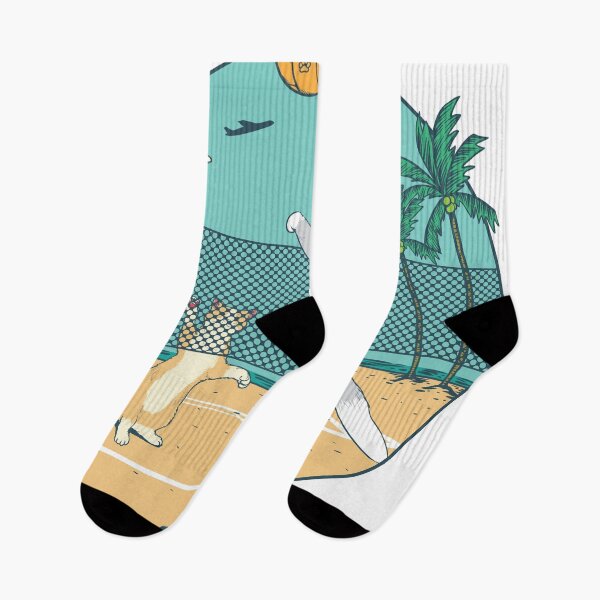 Item preview, Kawaii Kittycat Feline Volleyball Beach Vacation designed and sold by ozunu.