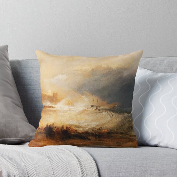 Aperçu de l'œuvre Wreckers Coast of Northumberland par JMW Turner créée et vendue par Vintage Designs +.