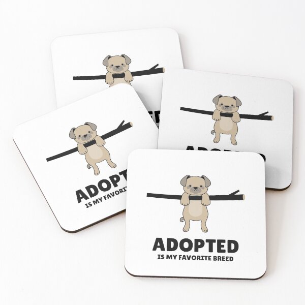 Item preview, Adopted Is My Favorite Breed Adopt Dont Shop Animal Rescuer designed and sold by KLINESTORE.