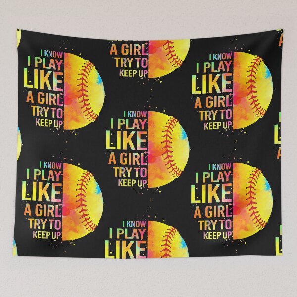 Item preview, Softball - I know I play like a girl try to keep up designed and sold by Jackchann.