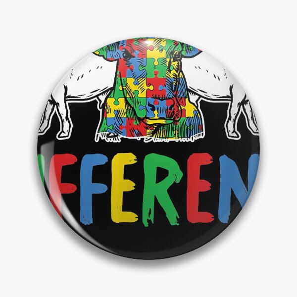 Item preview, Its Ok To Be Different Autism Awareness Cute Cow Kids Gift designed and sold by JesseStewart.