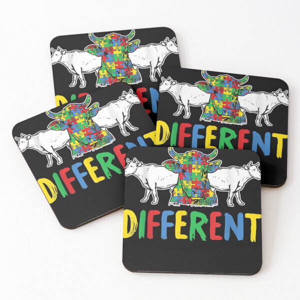 Item preview, Its Ok To Be Different Autism Awareness Cute Cow Kids Gift designed and sold by JesseStewart.