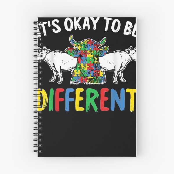 Item preview, Its Ok To Be Different Autism Awareness Cute Cow Kids Gift designed and sold by JesseStewart.