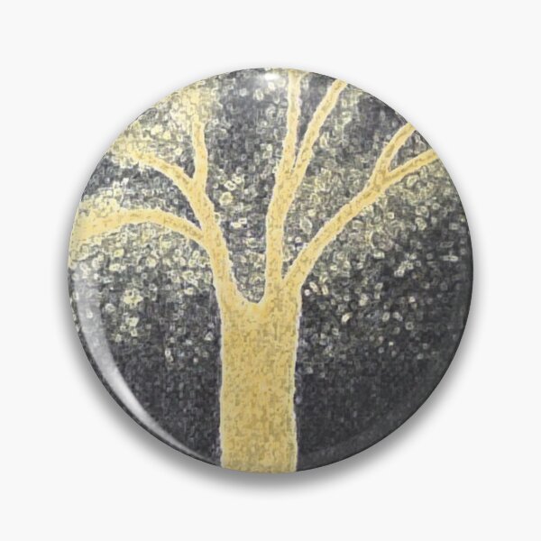 Item preview, Golden Distorted Tree designed and sold by WildandDivine.