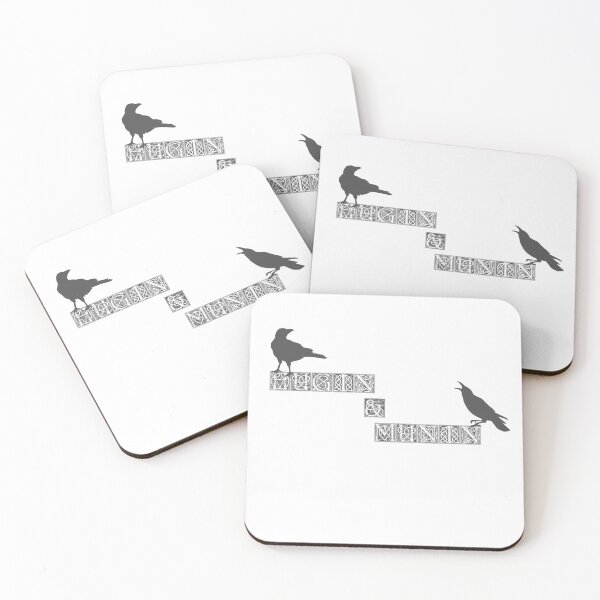 Item preview, Hugin And Munin Odin's Ravens designed and sold by Midgardr.