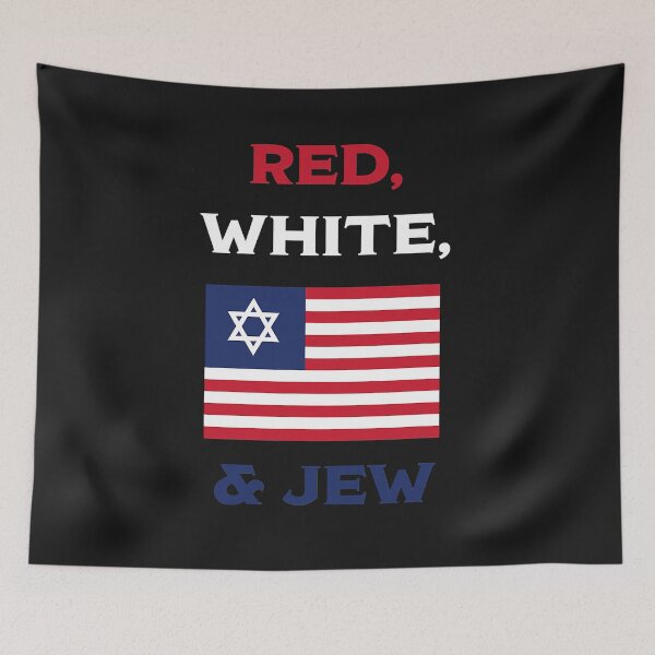 Item preview, Red, White, and Jew - Jewish American  designed and sold by WalickiTwish.
