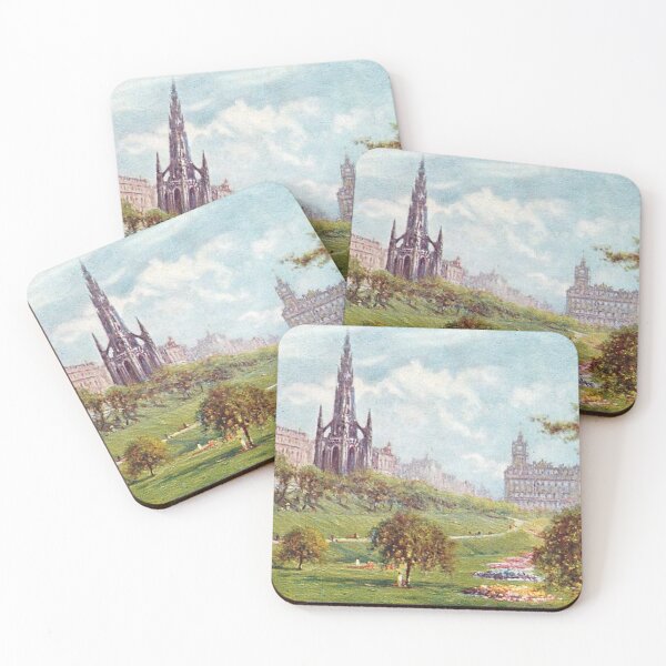Item preview, Vintage Illustration of East Princes Street Gardens, Edinburgh designed and sold by yourscotland.