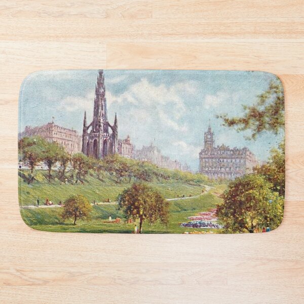 Item preview, Vintage Illustration of East Princes Street Gardens, Edinburgh designed and sold by yourscotland.