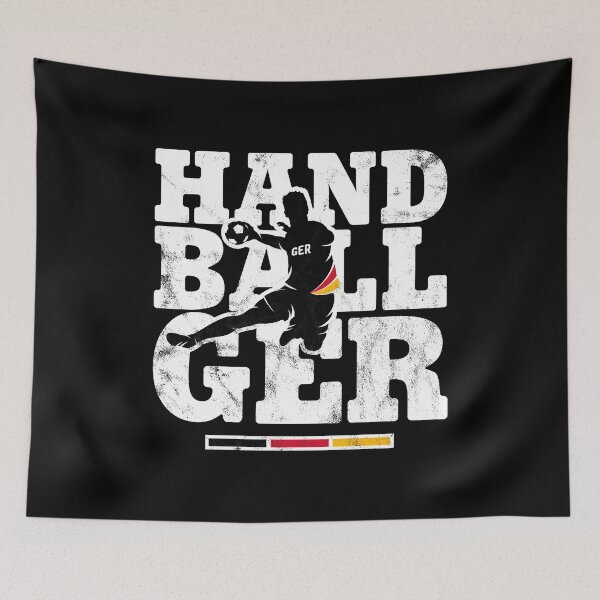Item preview, HANDBALL GERMANY PLAYER JUMPING USED LOOK BY SUBGIRL designed and sold by SUBGIRL.