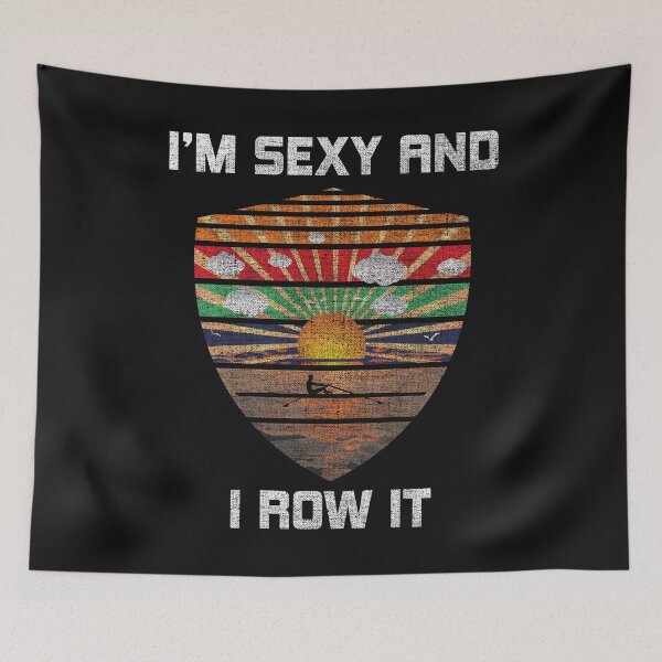 Artikelvorschau, Vintage Ruder-Einzelzweier-Regatta-Rennmedaille „I'm Sexy Rower“. entworfen und verkauft von TheAplus.