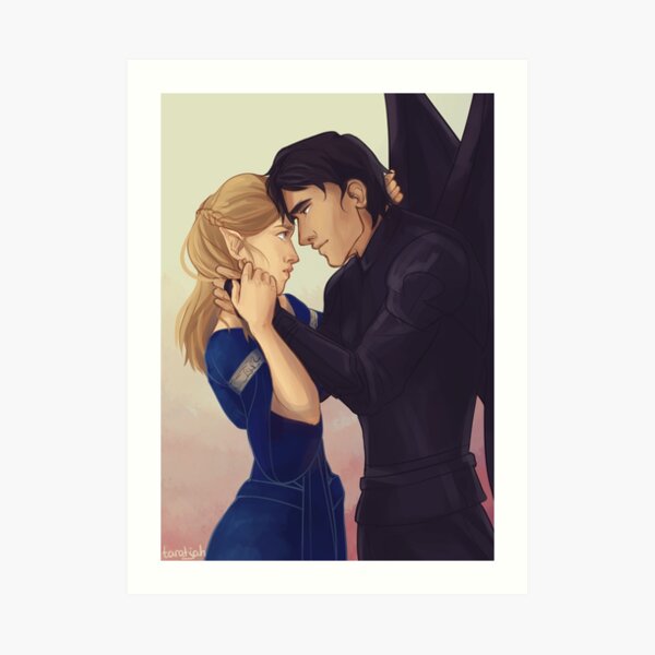 Nesta and Cassian Art Print