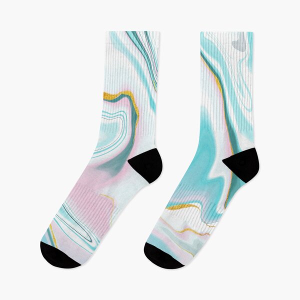 Item preview, Blue and Pink Marble Effect with Gold Tint designed and sold by ojasha.