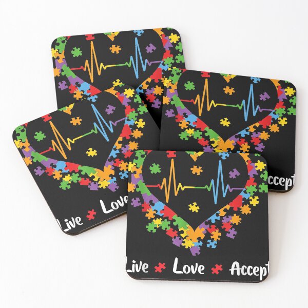 Item preview, live love accept autism awareness shirt Tie Dye Autism designed and sold by JesseStewart.