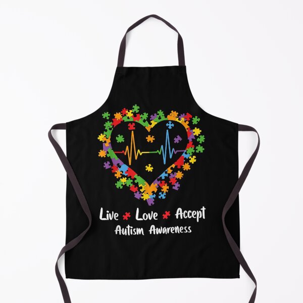 Item preview, live love accept autism awareness shirt Tie Dye Autism designed and sold by JesseStewart.