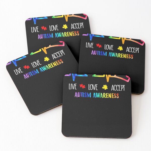 Item preview, Live Love Accept Autism Awareness Tie Dye Autism Mom Boy Kid designed and sold by JesseStewart.