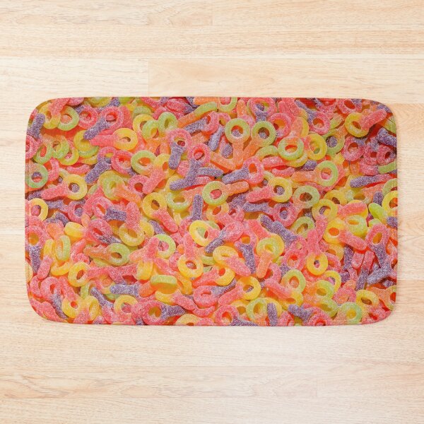 Item preview, Gummy Sour Keys Candy Photo Pattern designed and sold by patternsoup.