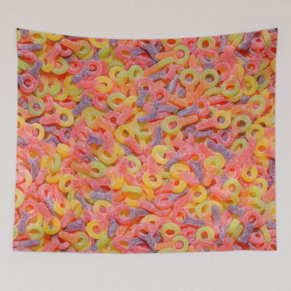 Item preview, Gummy Sour Keys Candy Photo Pattern designed and sold by patternsoup.