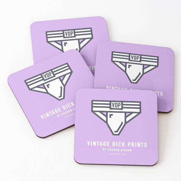 Item preview, Vintage Dick Prints - Solid White Jockstrap - White Text designed and sold by VintageDick.