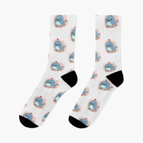 Item preview, I Whaley Like You Funny Whale Puns  designed and sold by punnybone.