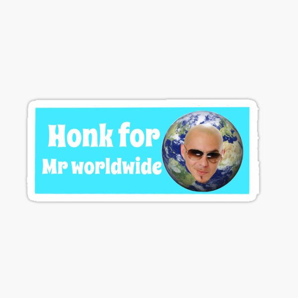 Hupen für Herrn weltweit Auto-Autoaufkleber Sticker