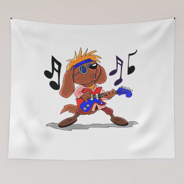 Item preview, Dog play guitar Funny Guitar Song designed and sold by Cool Store.