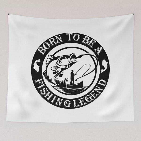 Item preview, Born To Be A Fishing Legend designed and sold by SkyAfterDusk.