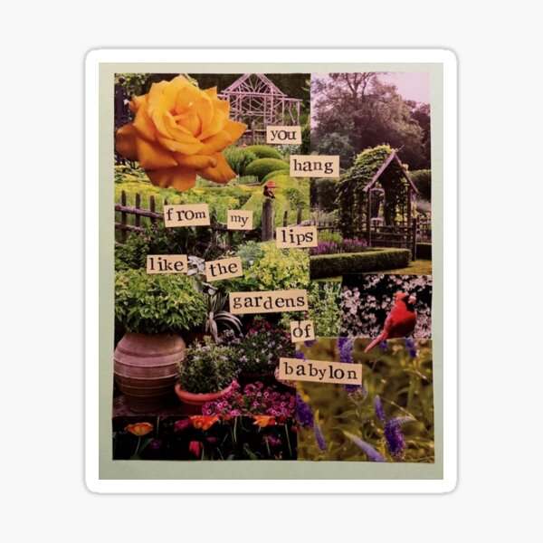 Item preview, you hang from my lips like the gardens of babylon designed and sold by You-Drew-Stars.