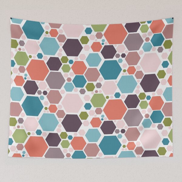 Item preview, Happy Hexagons designed and sold by creativinchi.