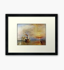 The Fighting Temeraire by JMW Turner Framed Print