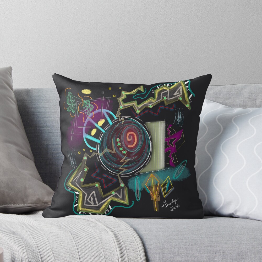 Item preview, Throw Pillow designed and sold by shirl3yt.