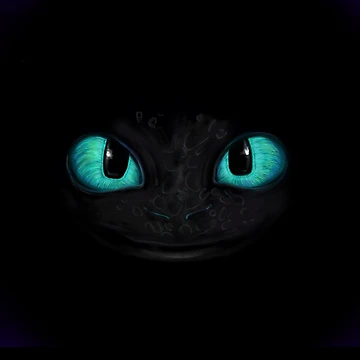 Artwork thumbnail, Toothless by RhiCreated