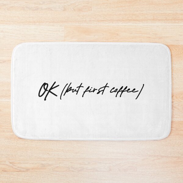 Item preview, OK but first coffee II (black) designed and sold by didijuca.