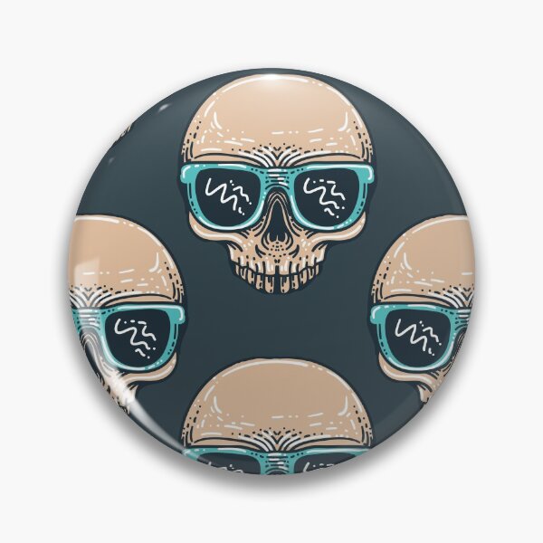 Item preview, Cool Halloween Skulls Inspired Pattern Design  designed and sold by TeeColony.