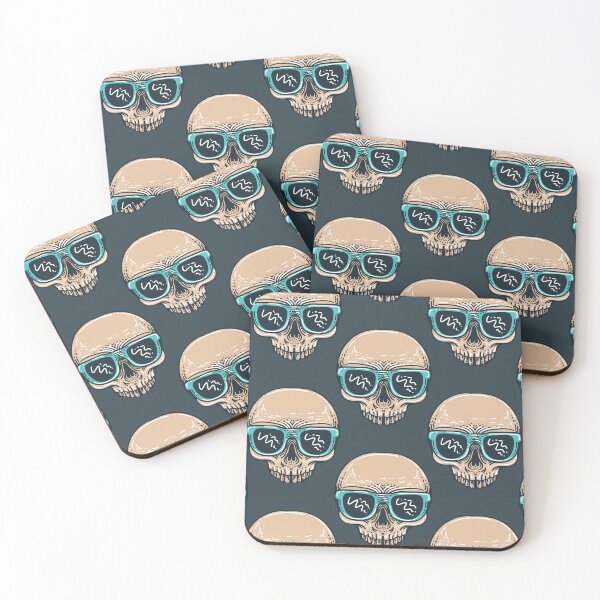 Artikelvorschau, Cool Halloween Skulls Inspired Pattern Design  entworfen und verkauft von TeeColony.