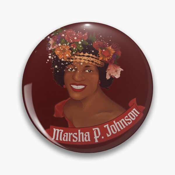 Item preview, Marsha P. Johnson designed and sold by Laurels-Lew.