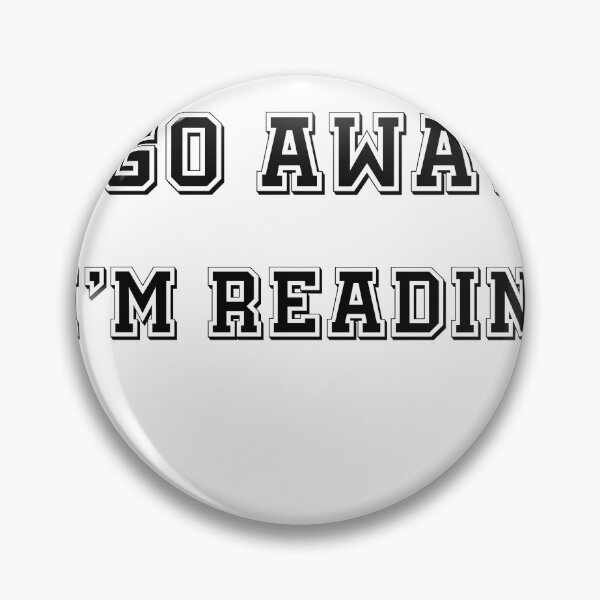 Item preview, Go Away I'm Reading Cute Bookworm Book Lover Essential T-Shirt designed and sold by 77ART.