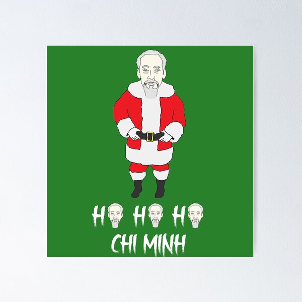 Item preview, Ho Ho Ho Chi Minh Communist Christmas designed and sold by RevolutionInPaint.