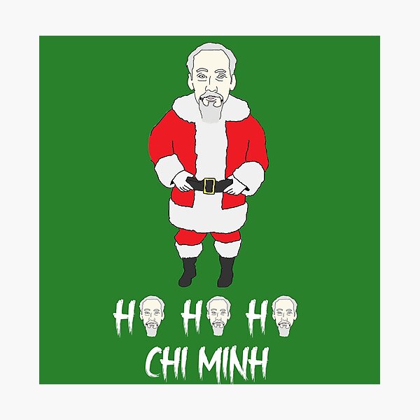 Item preview, Ho Ho Ho Chi Minh Communist Christmas designed and sold by RevolutionInPaint.