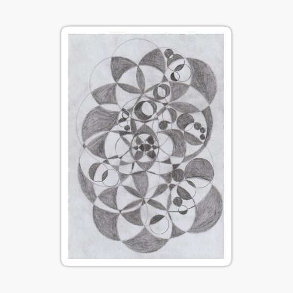 Geometrical Circles Sticker