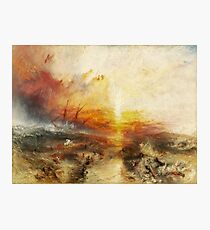 Das Sklavenschiff von JMW Turner Fotodruck