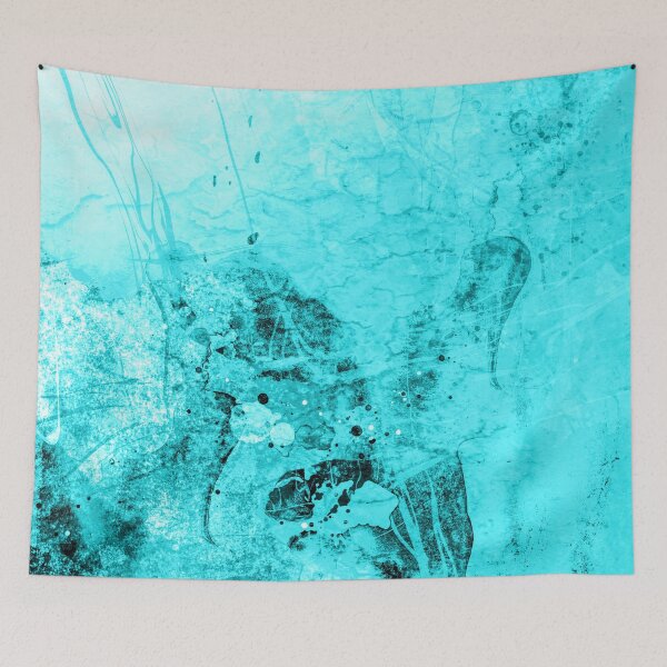 Item preview, Abstract Icy Blue Painting designed and sold by Sonja818.