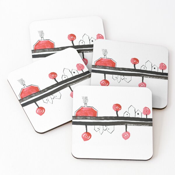 Item preview,   Little Village by the Road "Paper Drawings/Paintings"  designed and sold by Istvan Ocztos.