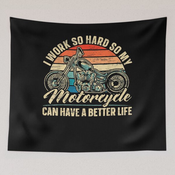 Item preview, Mens I Work So Hard So My Motorcycle Can Have A Better Life Biker  designed and sold by maizreo.