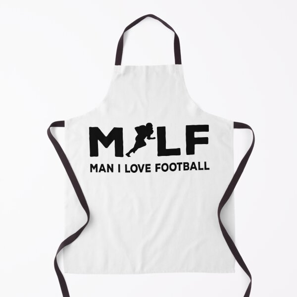 Item preview, MILF Man I Love Football Illustration Typographic Design designed and sold by The Funscape Store.