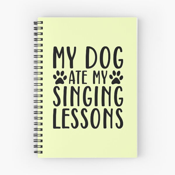 Item preview, My Dog Ate My Singing Lessons designed and sold by kamrankhan.