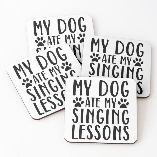 Item preview, My Dog Ate My Singing Lessons designed and sold by kamrankhan.