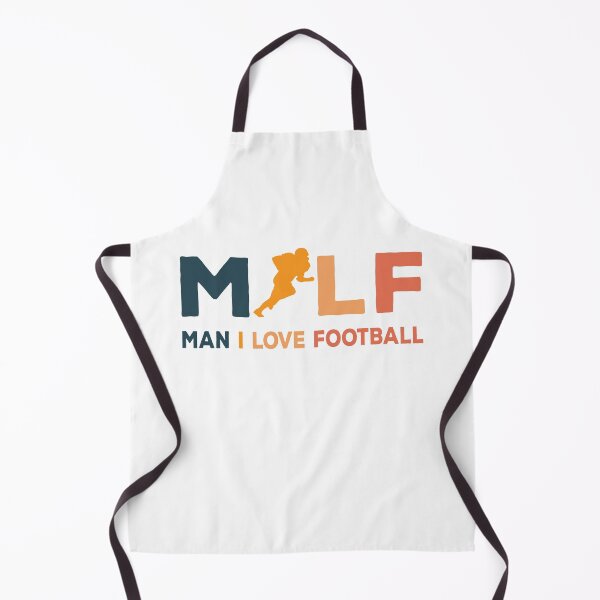 Item preview, MILF Man I Love Football Illustration Typographic Design designed and sold by The Funscape Store.
