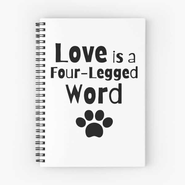 Item preview, A Great Gift for any Pet Lover!!  "Love is a four legged word." designed and sold by QuoteActually.