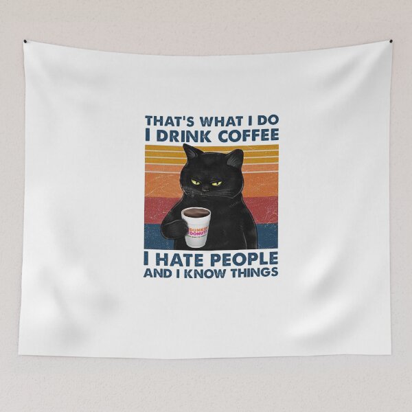 Item preview, What I Do I Drink Coffee designed and sold by lastcall1614.